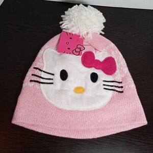 NEW Hello Kitty Sanrio Beanie Skullcap Winter Hat! Snowflake. OSFM Women/Teens